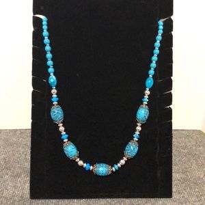 Blue & Silver Necklace
